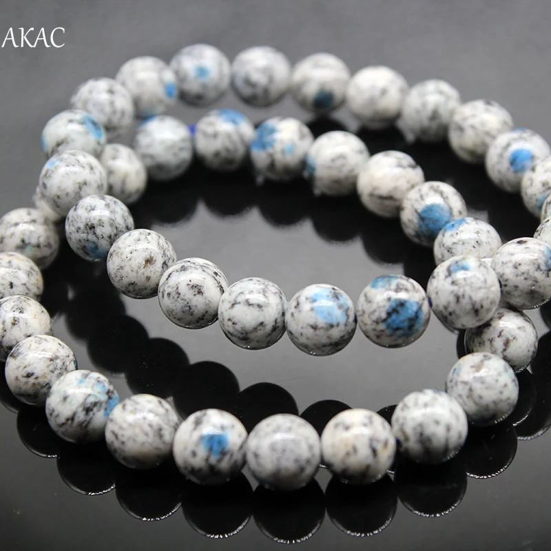 1bracelet/set AKAC approx8mm natural k2 jassper bracelet for women bracelet approx22beads/bracelet