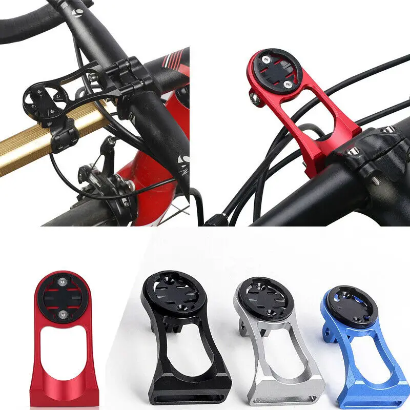 

Bicycle Computer For Garmin out front Stem Mount Cateye Bryton Edge Holder Gopro Light