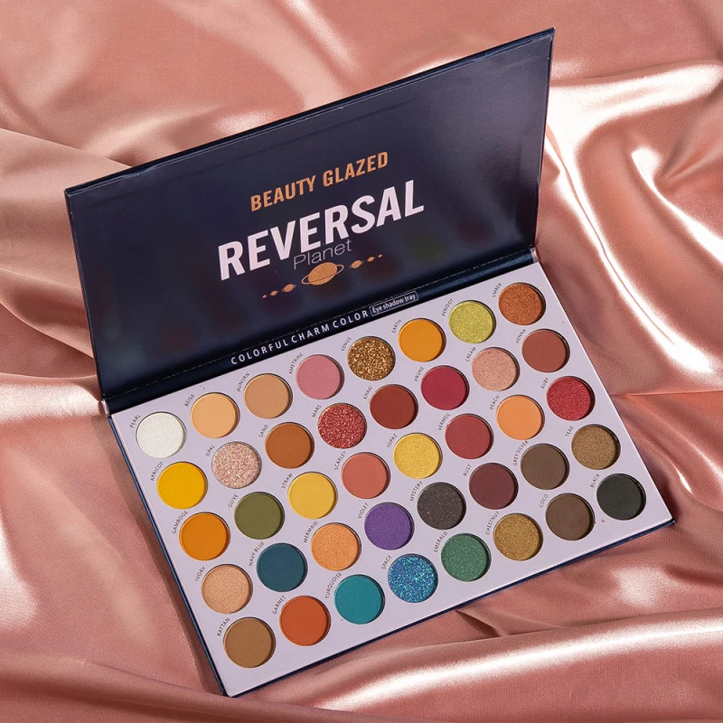 Beauty Glazed 40 цветов планета для теней век с разворотным пигментом палитра Дымчатых