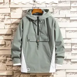 Zogaa 2019 новая мужская куртка с карманами Осенняя мужская хип-хоп свободная повседневная куртка Корейская версия саморазвитие Студенческая