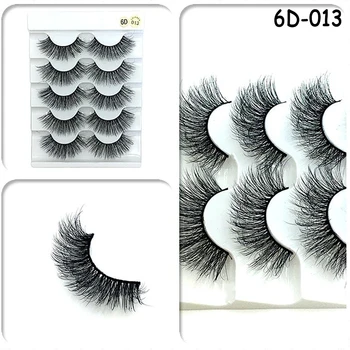 

7 Styles 3D Mink Hair False Eye Lashes Wispy Makeup Thick Natural Cross Long False Eyelashes Eye Makeup Beauty Extension Tools