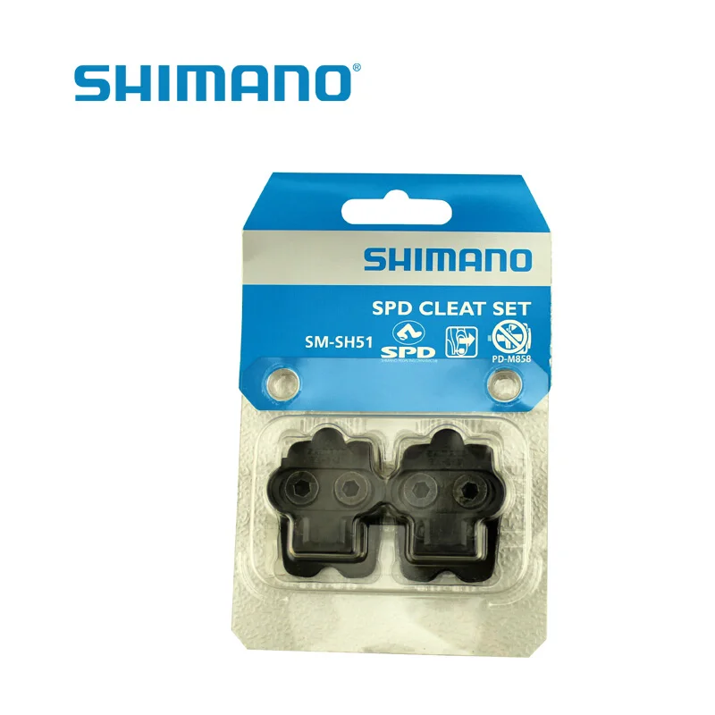 Оригинальный Shimano spd sm sh51 stollen mtb велосипед релиз мульти педали с зажимом mutter platten