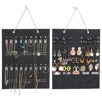 

Multi-slot Sunglasses Jewelry Organizer Hanging Earrings Necklace Storage Bag Holder Necklace Bracelet Earring Ring Pouch Organi