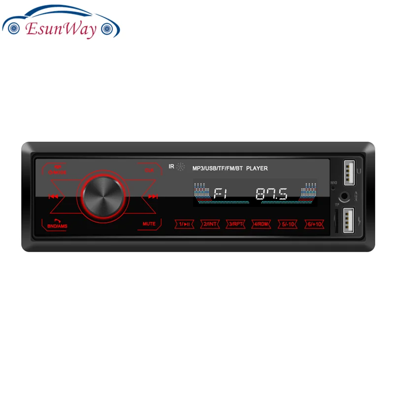 M10 1 DIN автомобильный стерео MP3 плеер в тире разъём подачи внешнего сигнала AUX-In fm-радио приемник головное устройство аудио Bluetooth громкой связи вызова многофункциональный музыкальный плеер