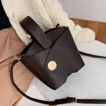 Винтажная модная женская сумка-мешок Новая высококачественная женская дизайнерская сумка из искусственной кожи дорожная сумка через плечо