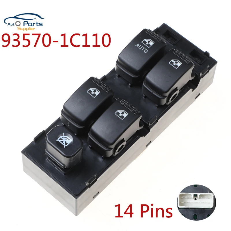 Переключатель Стеклоподъемника для Hyundai Getz 2005 Master 93570-1C110 935701C110 | Автомобили и