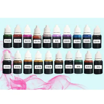 

20 Pcs/set 20 Color UV Resin Pigment Liquid Epoxy Dye DIY Art Jewelry Making Painting Crafts Concentrated Colorant