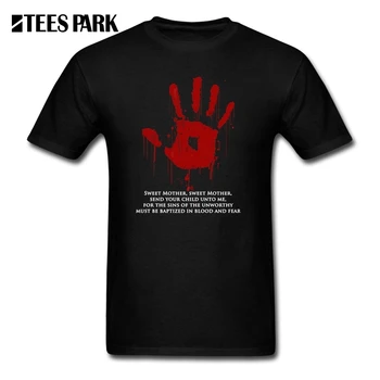 

Hip Hop Merch Tee Shirt Men Game Skyrim AWESOME Dark Brotherhood Black Sacrament Retro T Shirts Male Cotton Short Sleeve T-Shirt
