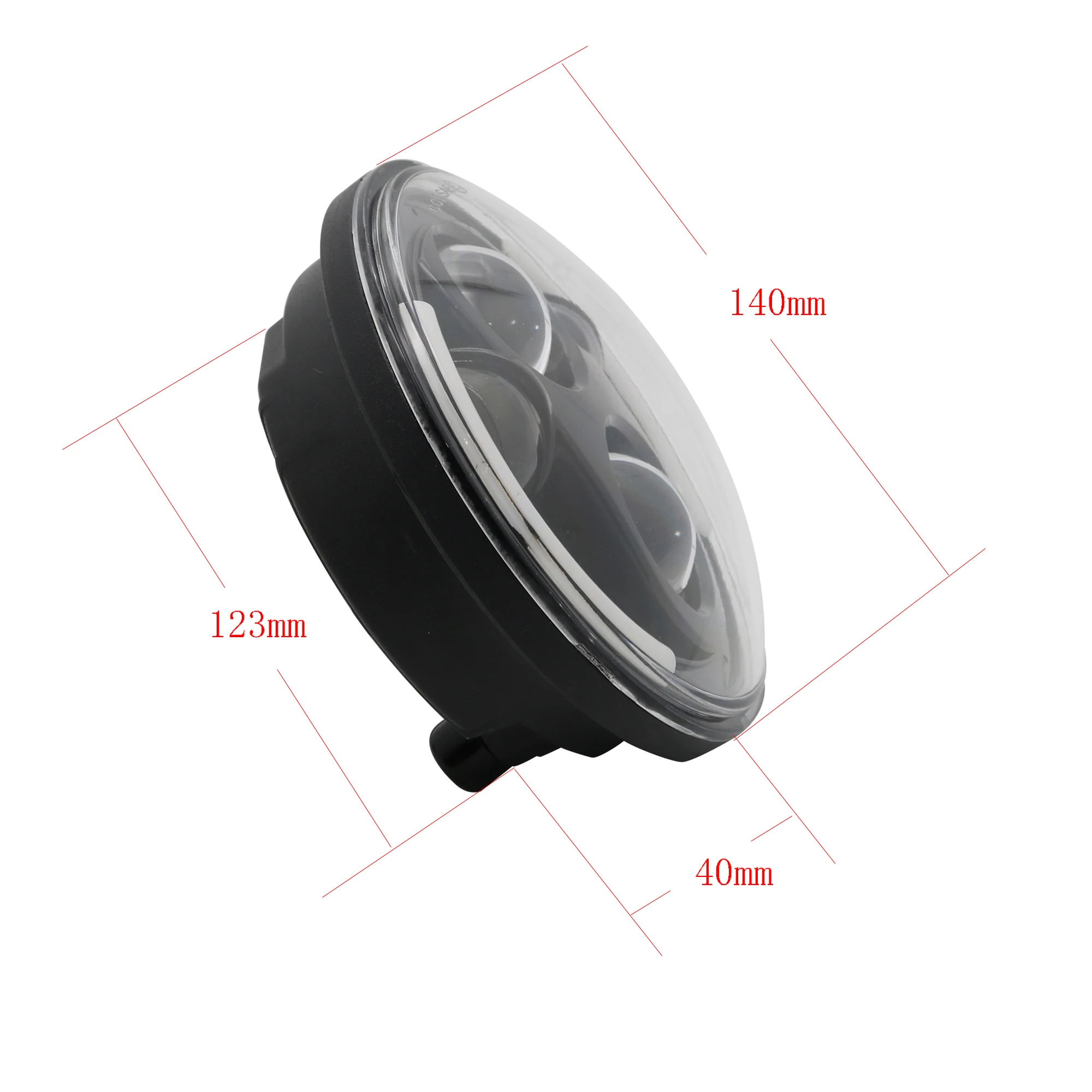 Najtaniej Uniwersalny czarny 5.75 Cal motocykl Metal żarówka jak DRL LED przedni reflektor z anioł oko + 5 3 4 \