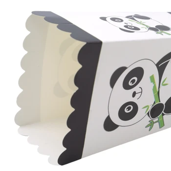 

6pcs Popcorn Box Panda Theme Birthday Party Wedding Invitation Card