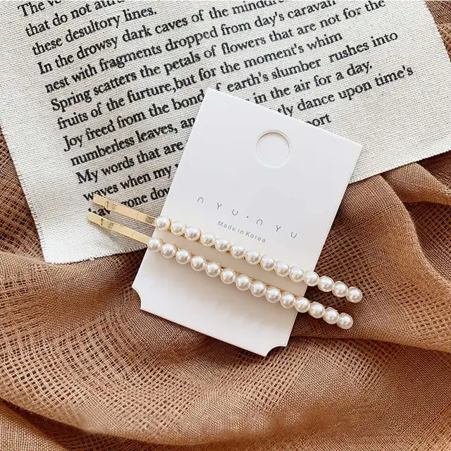 White Pearl Hair Bows With Hair Clips For Girls Kids Boutique Layers Bling Rhinestone Center Bows Hairpins Hair Accessories 23