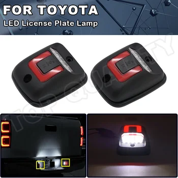 

2PCS LED License Number Plate Light Lamps White &Red Light For Toyota Tacoma 1995 1996 1997 1998 1999 2000 2001 2002 2003 2004