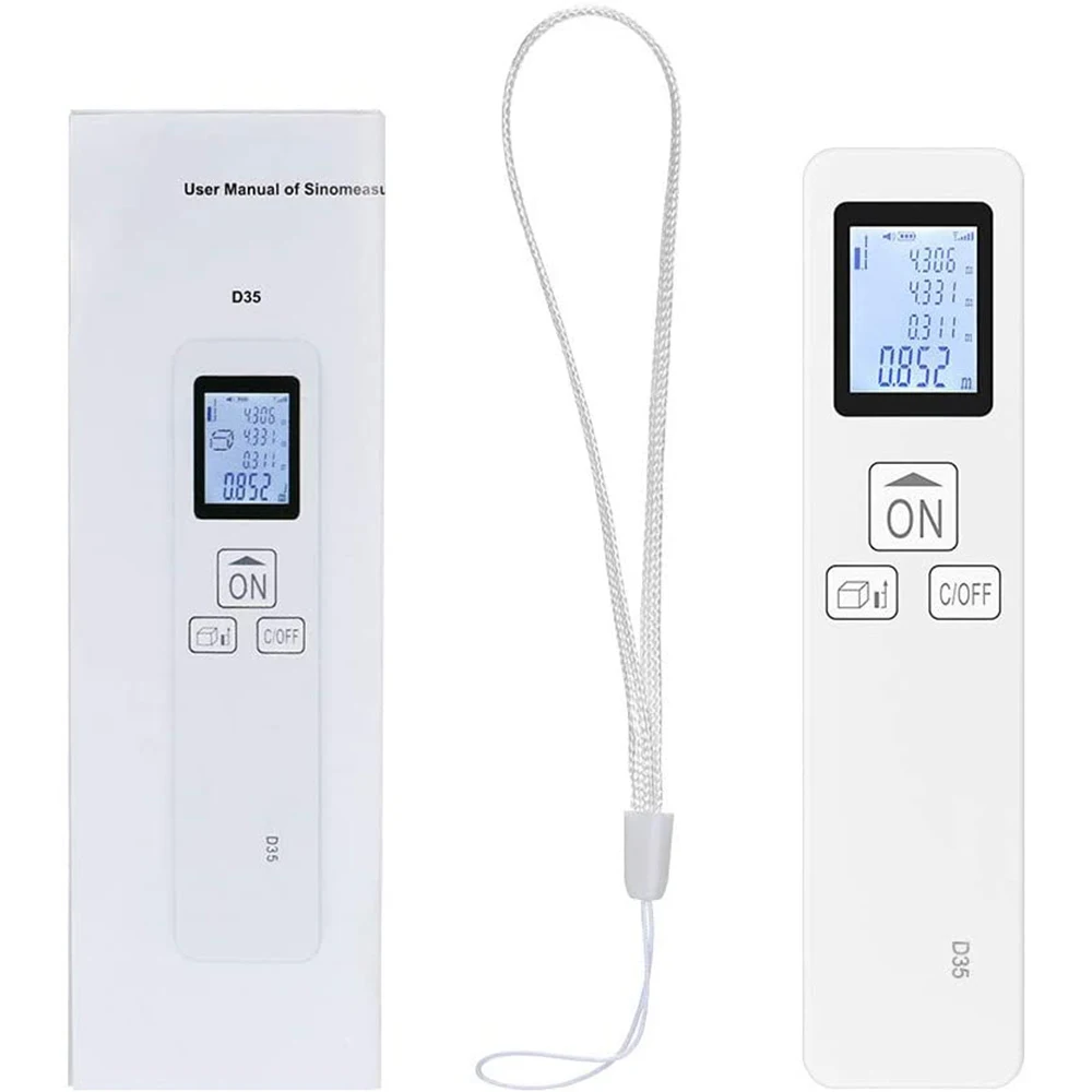 Portable Mini Handheld Laser Distance Meter 35M LCD Digital Laser Rangefinder Digital Metal Housing Range Finder For Area Volume Portable Mini Handheld Laser Distance Meter 35M LCD Digital Laser Rangefinder Digital Metal Housing Range Finder For Area Volume
