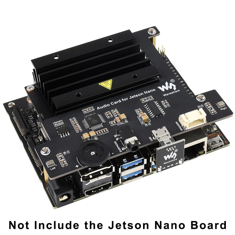 Jetson Nano Usb Módulo de Codec de Áudio Drive-livre Placa de Som Embutido Microfone Alto-falante Cabeçalho para Jetson Nano 2gb B01 - Imagem 3