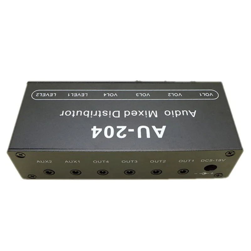 Distributore Audio Mixer Audio Stereo Splitter a 2 Vie 1 in 2 Uscite per Amplificatore di Potenza con Interfaccia 3,5 Mm
