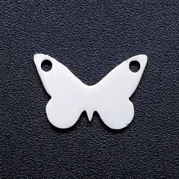 

10pcs/lot Butterfly Connector DIY Jewelry Charms Wholesale 100% Stainless Steel Never Tarnish Pendants Factory Direct