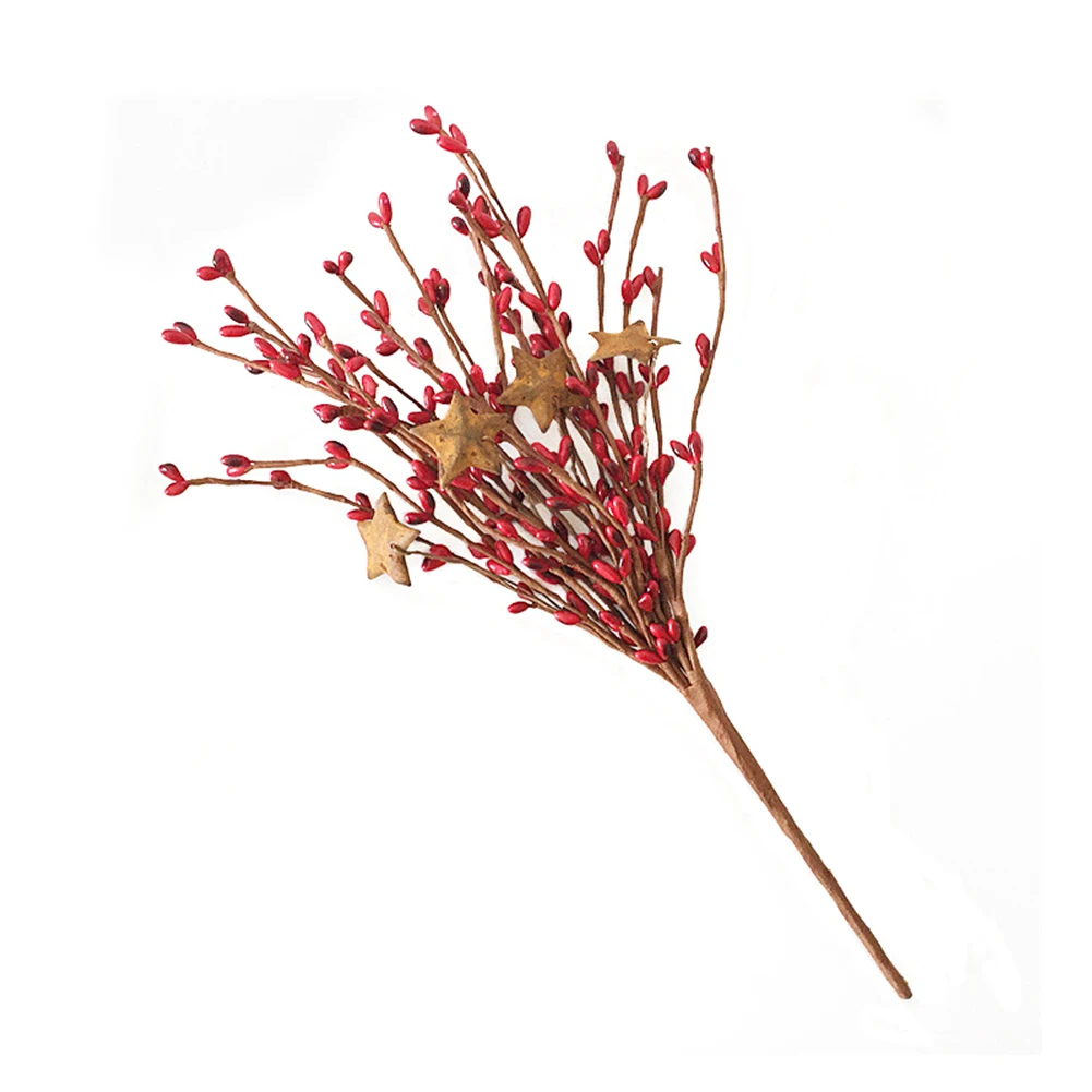 Искусственное растение, имитация цветов, пятиконечная ветка звезд ...