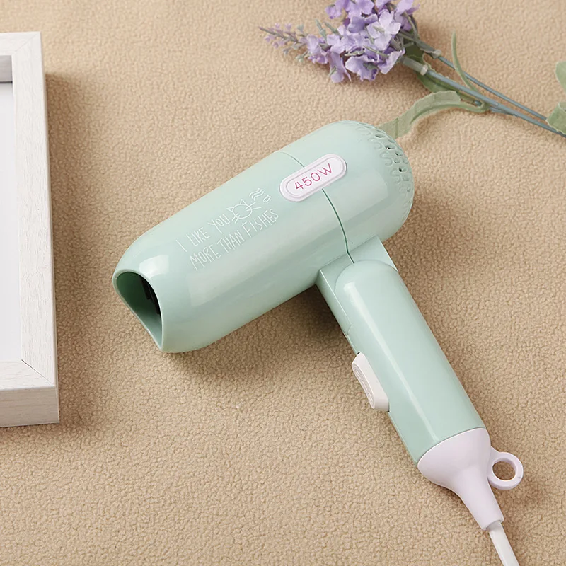 

Wholesale Mini Small Power Folding Blow Dryer Hair Dressing Hair Dryer Students Dormitory Small Appliances Electrical Appliance