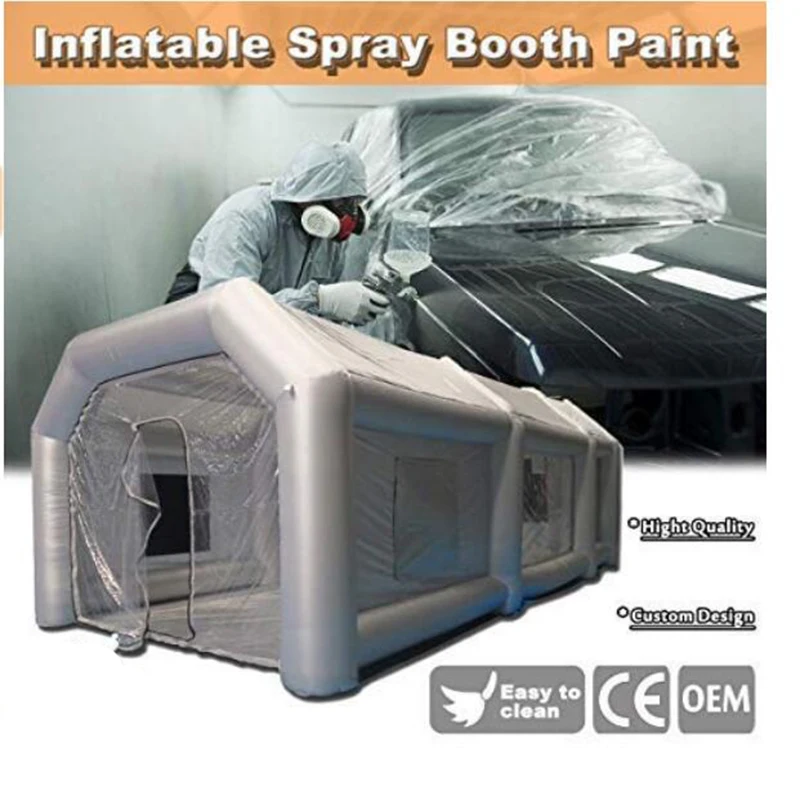 Inflatable Spray Paint Booth With Two Blowers Filter System Portable inflatable-spray-paint-booth-with-two-blowers-filter-system-portable