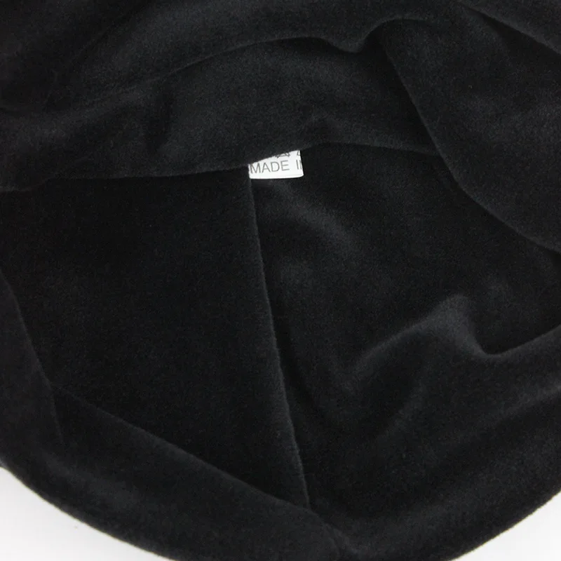 Winter Hat Women's Solid Color Hedging Cap Fashion Hot Drilling Beanie Hat Outdoor Warm Windproof Cap Ladies Casual Bonnet