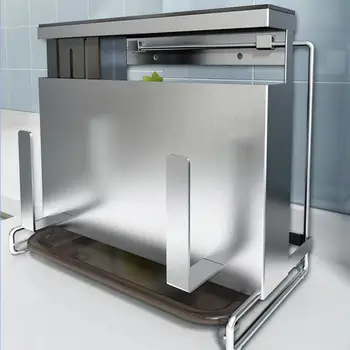 

Hole Free Knife Holder, Kitchen Shelf, Wall Hanging Vegetable Shelf, Knife Holder, Integrated Pot Cover Shelf, Storage