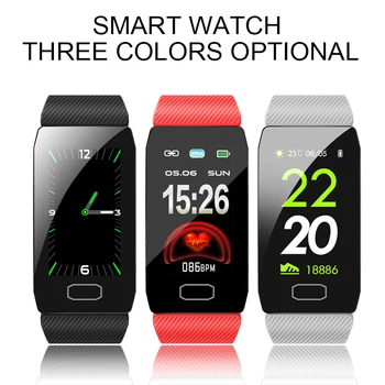

LIGE 2019 New Smart Bracelet Color Screen Blood Pressure Fitness Tracker Heart Rate Monitor Smart Band Sport for Android IOS+box