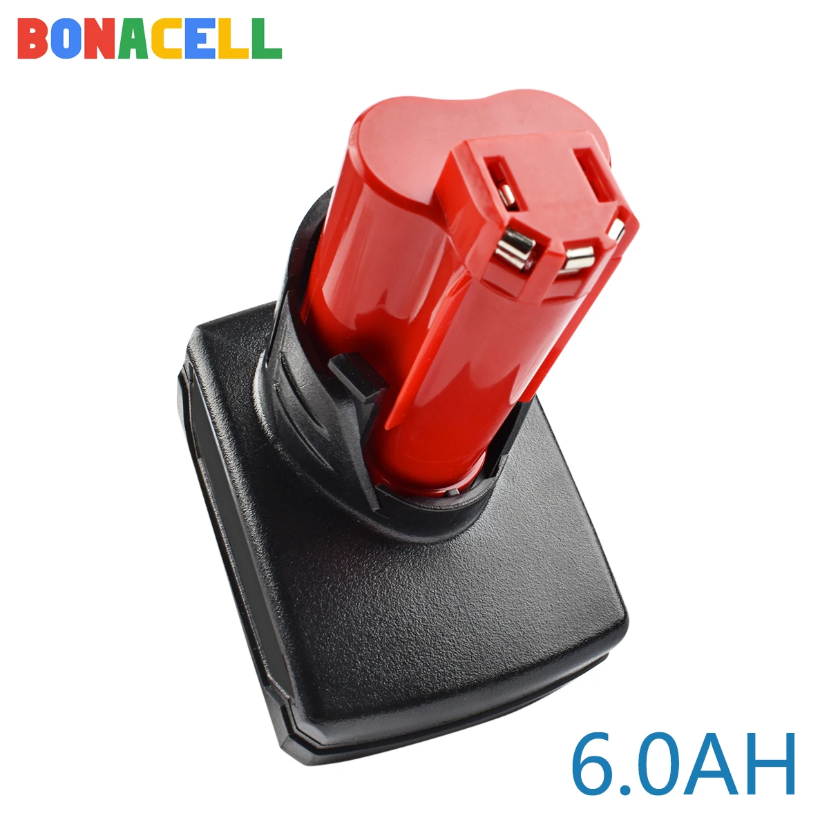 

Bonacell 1PACK 12V 6000mAh M12 Battery For Milwaukee M12 Li-ion Rechargeable Battery 48-11-2401 MIL-12A-LI Tool Batteries