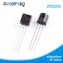100 шт./лот DIP-транзистор MPS2222A 2N2222 TO-92 Силовые транзисторы NPN средней транзистор