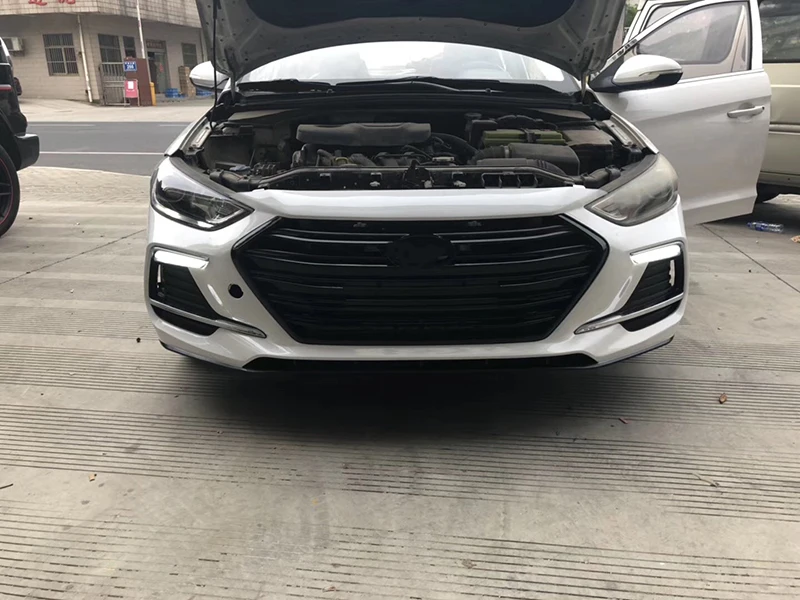 Комплект обшивки бампера для Hyundai Elantra 2019 комплект переднего решетки радиатора