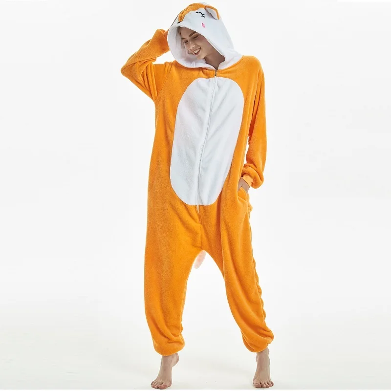 Кигуруми Единорог пижамы набор для женщин животных пижамы зима фланель Пижамный костюм для тематической вечеринки onesies ночнушка пижама одежда для сна