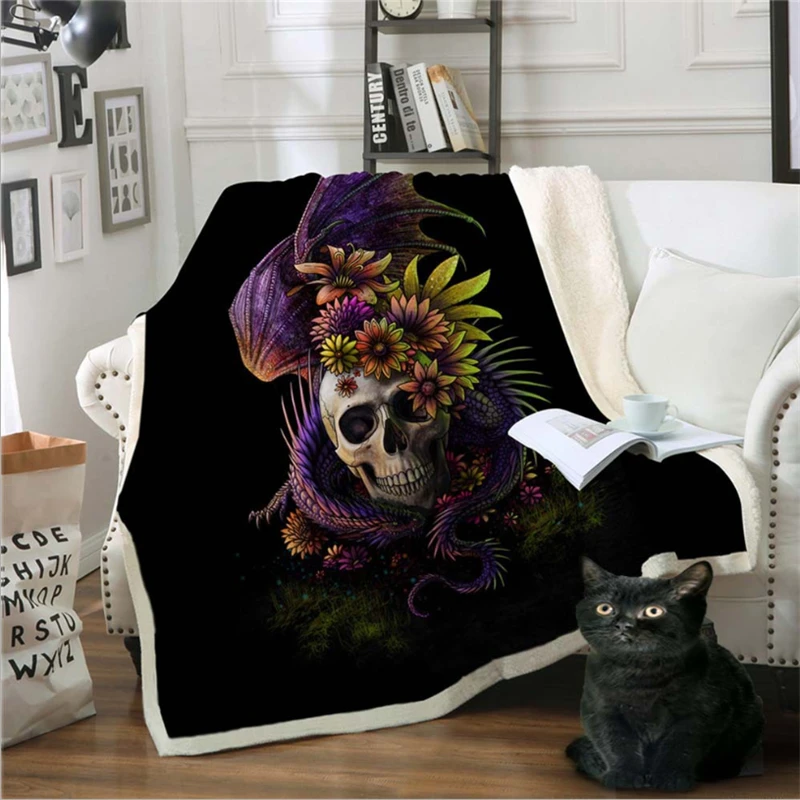 

Weighted Blanket Printed Cotton Fleece Blanket Sofa Blanket Christmas Decorations for Home 130cmX150cm Throw Blanket