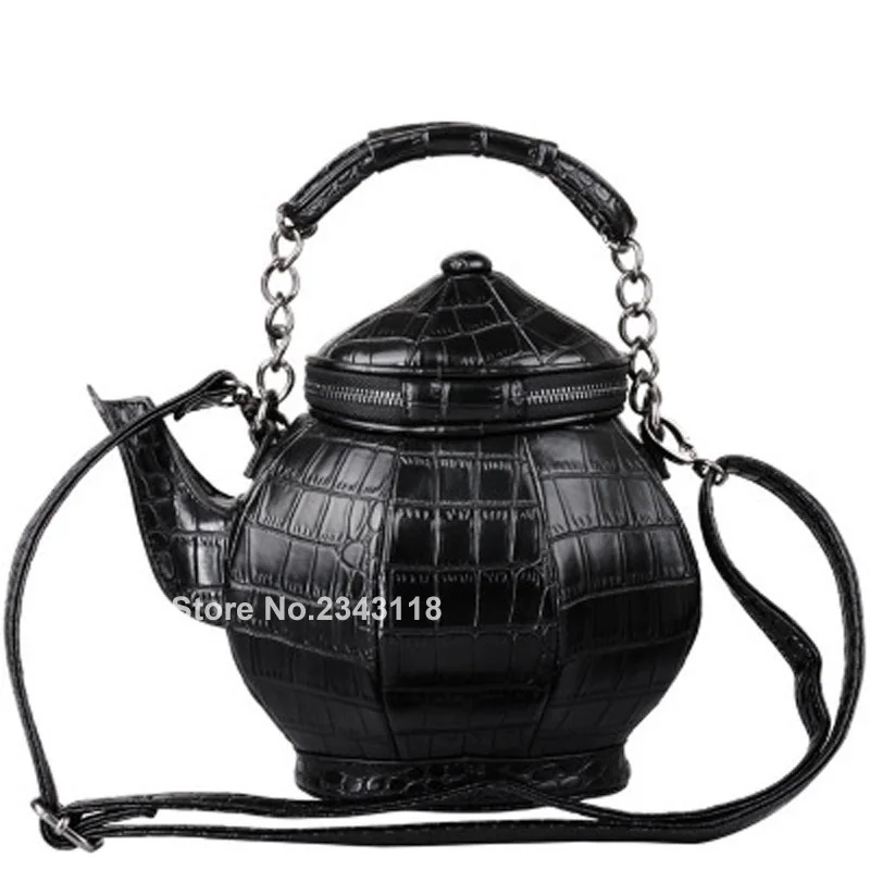 

2019 new kettle Messenger bag Unisex Hard Cool Personality Satchel Korean Female Male Single Shoulder Handbag BagTeapot bag