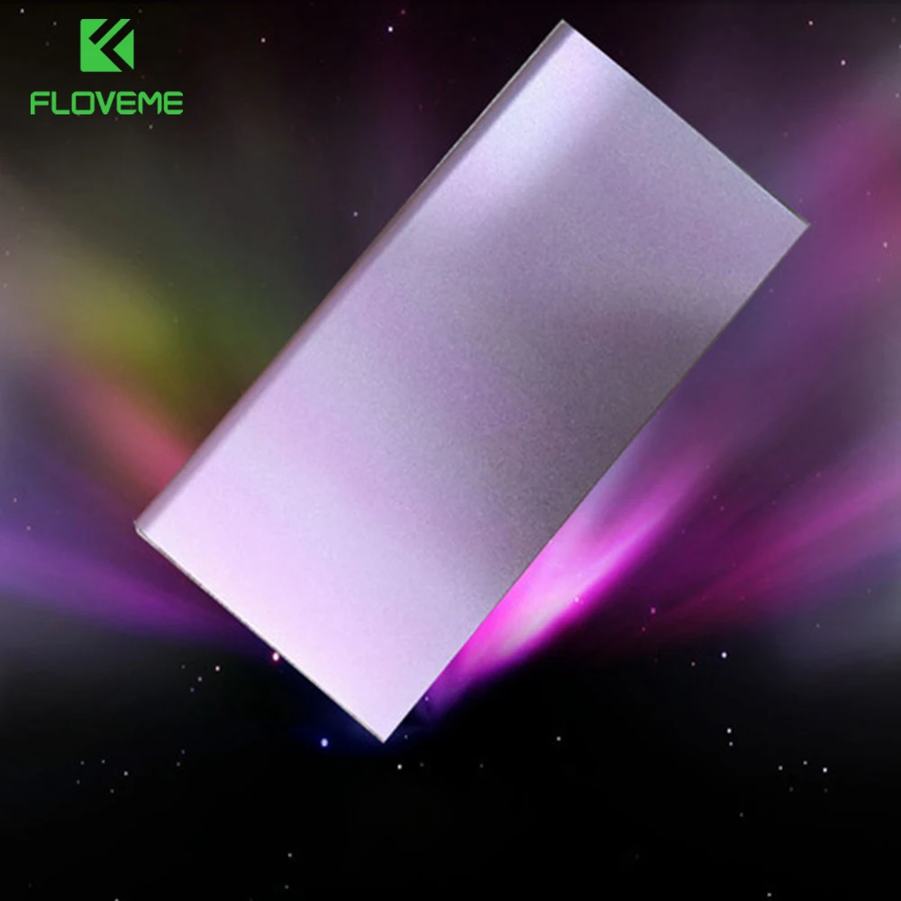 FLOVEME Ultrathin Power Bank 10000mAh Portable Charger For iPhone MI Mobile Aluminum Alloy External Battery Dual USB Powerbank FLOVEME Ultrathin Power Bank 10000mAh Portable Charger For iPhone MI Mobile Aluminum Alloy External Battery Dual USB Powerbank