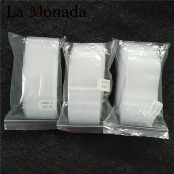 

100Pcs 4X6/5X7/6X8/7X10CM Thick Transparent Self Sealing Sachet Plastic Zip Zipper Lock Clear Ziplock Bags For Jewelry Packaging