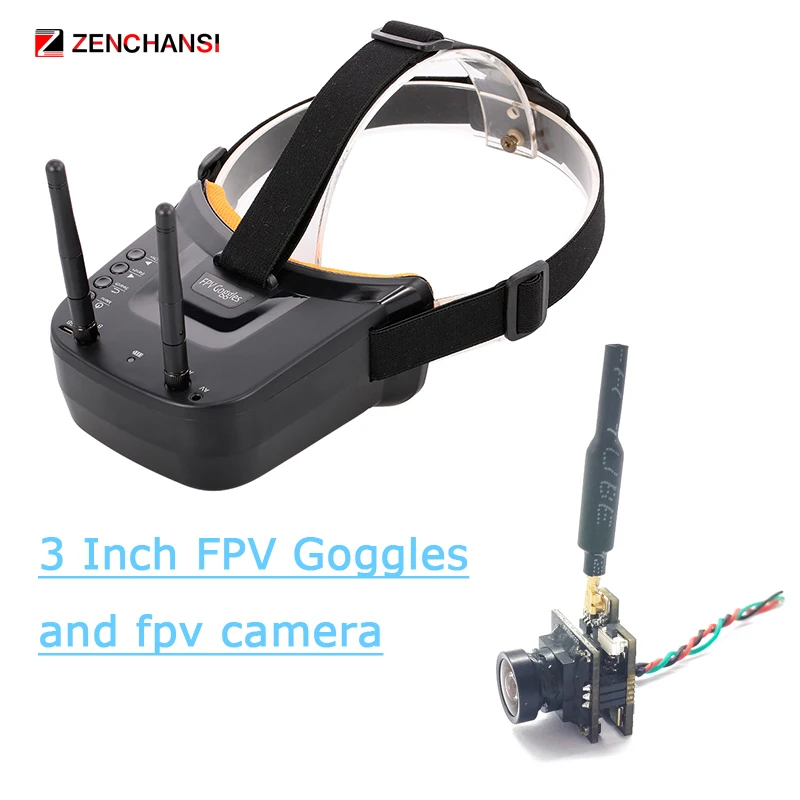 5 8G mini VTX 40CH FPV очки монитор гарнитура HD для гоночного дрона с 800TVL 100mW Видео