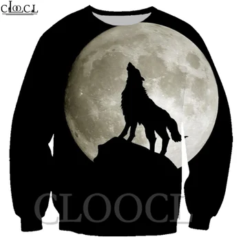 

CLOOCL Unisex Sweatshirt Popular 3D Print Wild Animal Wolf Pattern Casual Style Men/Women Tracksuit Autumn Jogging Suit Tops