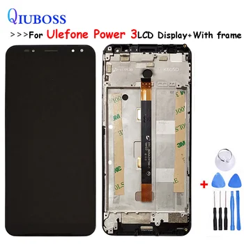 

For Ulefone Power 3 3S LCD Display And Touch Screen With Frame Perfect Repair Parts For Ulefone Power 3