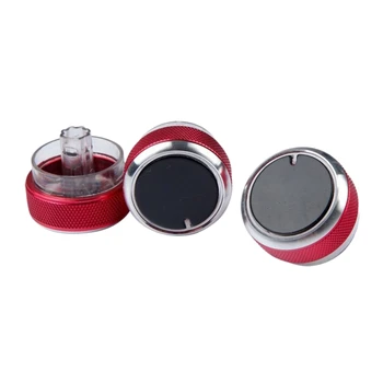 

3Pcs/Set Car AC Knob Aluminum Alloy Air Conditioning Heat Control Switch Accessories Suitable for Ford Focus 2016
