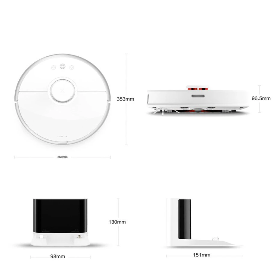 [Международная версия] Xiaomi Mi робот для уборки 2-го пылесоса S5 Roborock робот для уборки и подметания лазерного наведения