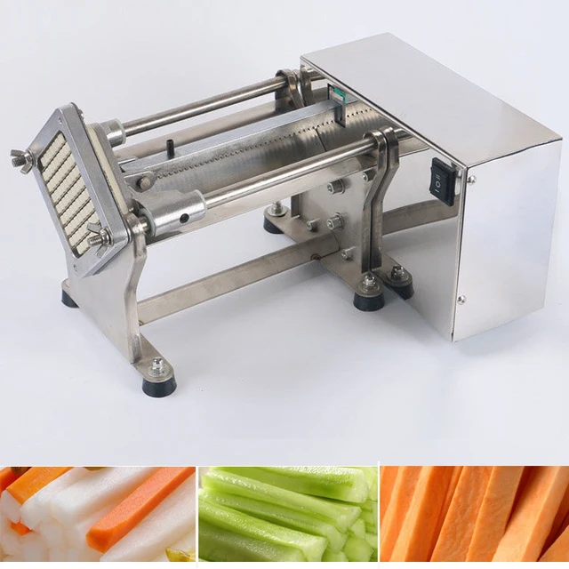 Tagliapatate elettrico con 3 lame carota commerciale verdura frutta patatine  fritte tagliatrice - AliExpress