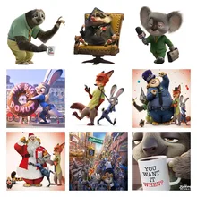 Disney Cartoon Animal Fox Mosaic Diamond Painting 5D DIY Full Square/Round Rhinestone Cross Stitch Kits Home Decoration