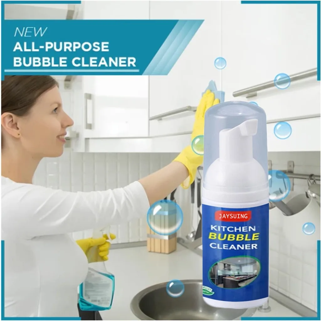 1/2PC All Purpose Kitchen Foam Cleaner Spray Cleaning Bubble Spray Foam