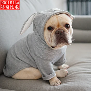 

Doggie pet fado, doggie doggie doggie Teddy medium-sized dog, rabbit ear cute cartoon, spring and autumn clothes