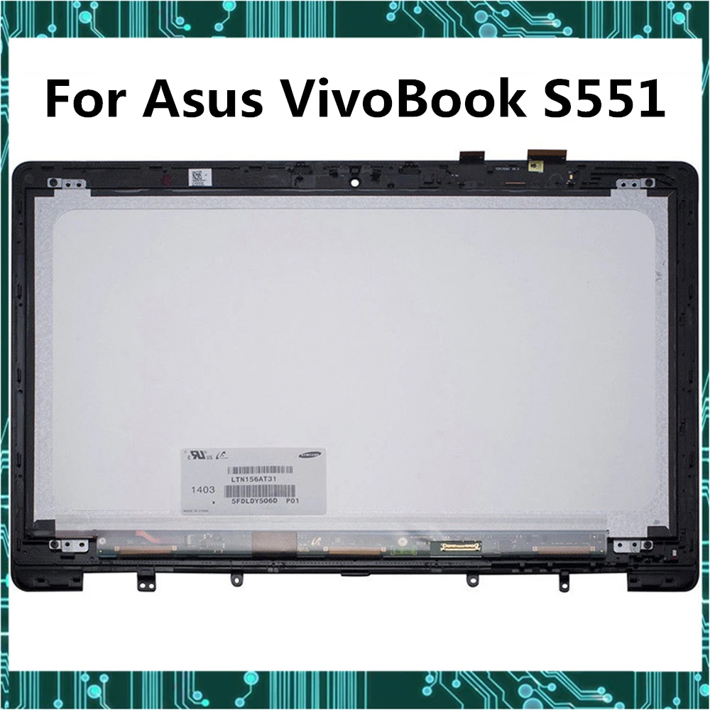 ЖК-дисплей 15 6 ''для Asus VivoBook S551 S551L S551LB S551LA S551LN сенсорный экран в сборе 1366*768 HD