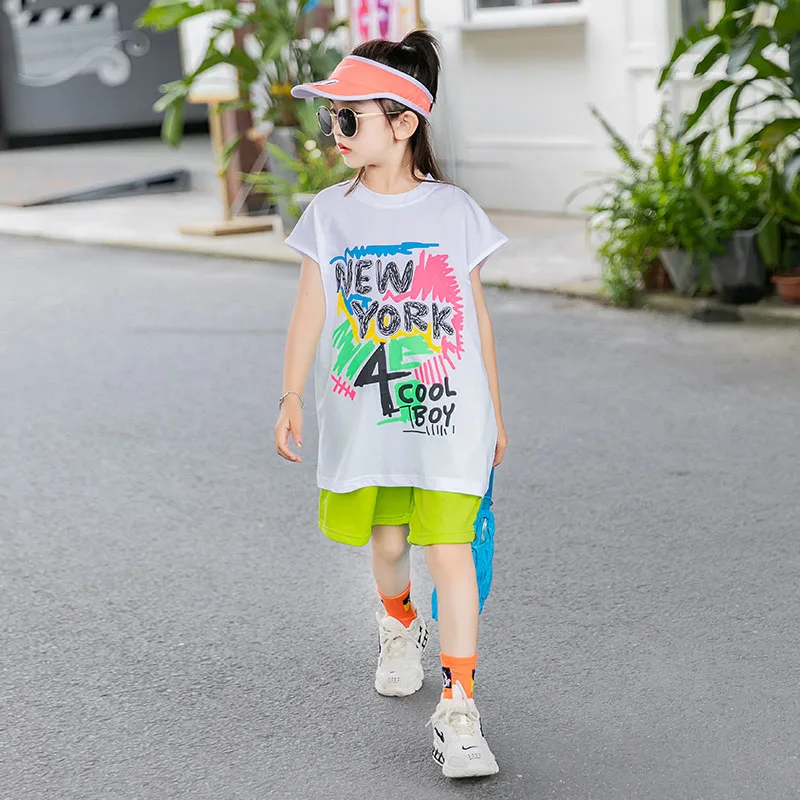 Summer New Baby Girl Clothes For Girls T-shirt 100% cotton Elsa Cartoon Print Short Sleeve Shirts 3-14 years old Child Tees | Детская