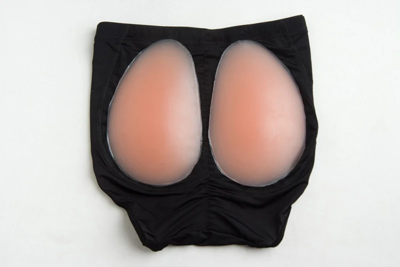 Natral Silicone Pad Enhancer Fake Ass Panty Hip Butt Lifter Underwear Invisible Bottom Shaper Seamless Padded Shapewear Panties spanx shapewear