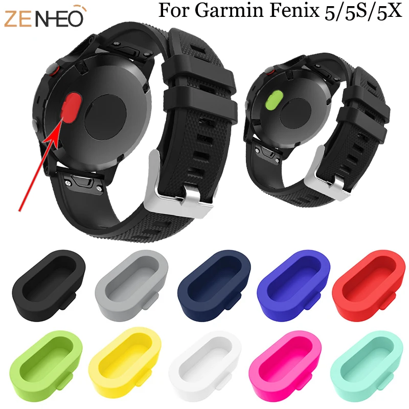 

Silicone Dust Plug For Garmin Fenix5 5S 5X 6 6S 6X Charging Port Protective Case Cover For Vivoactive4 4S / 3 Vivomove3 3S Venu
