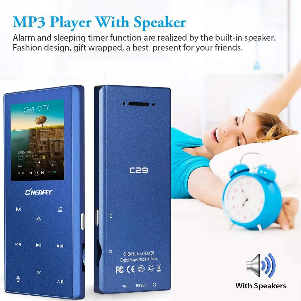 2020 новый обновленный Bluetooth 4 2 металлическая Спортивная сенсорная кнопка MP3 плеер