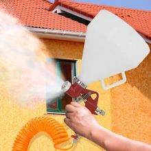 Аэрограф компрессор воздушный бункер пистолет-распылитель инструмент текстуры воздуха пистолет-распылитель гипсокартон настенный распылитель для краски пневматическая кисть краскопульт электроинструмент