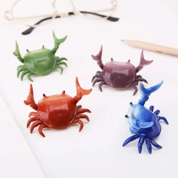 

New Creative Cute Crab Pen Holder Weightlifting Crabs Pen Holder Bracket Storage Rack Gift Stationery